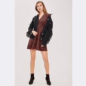 Topshop, velvet dress, size 8